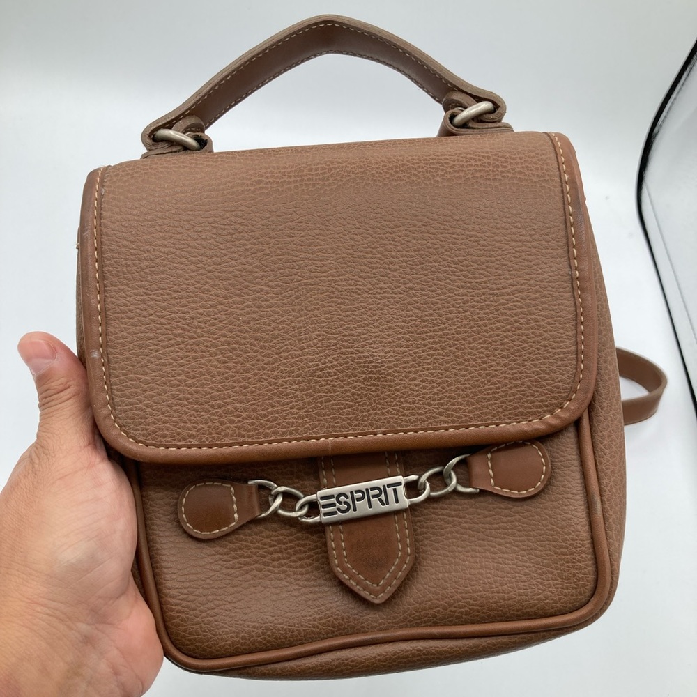 VINTAGE ESPRIT MINIBACKPACK BROWN - Picture 2 of 8
